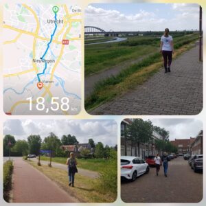 18.5 km walk